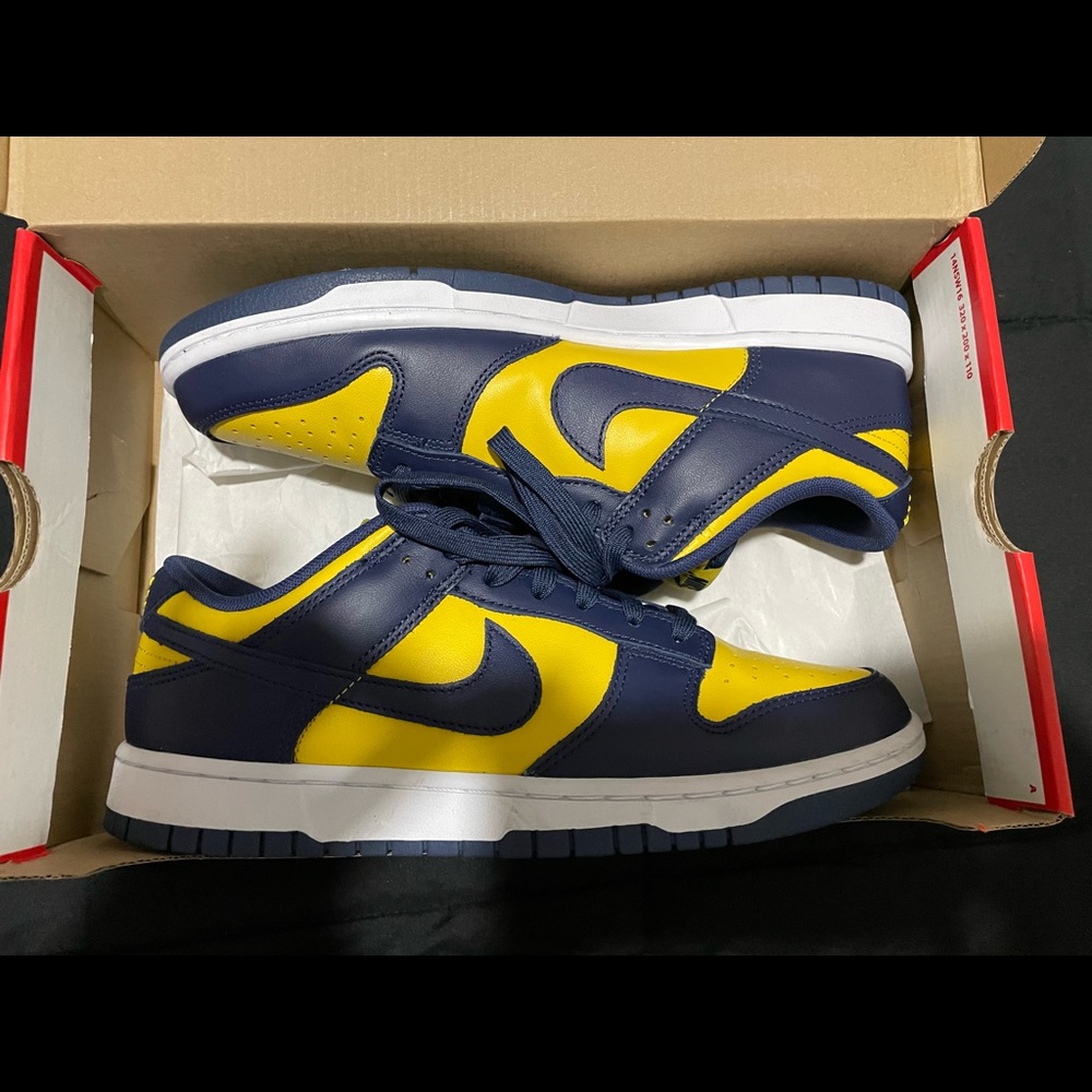 Nike Dunk Low Blue Michigan